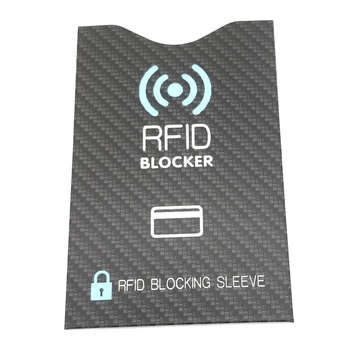 5gab Anti Skenēšanas Kartes Turētāju RFID Pretbloķēšanas Kredītu Bankas Karti Sleeve Lock Identitāti seguma Maku Maku Vīrieši Sievietes