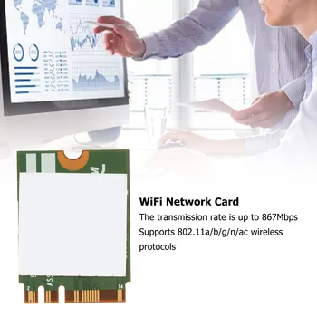 WiFi Tīkla Karte BCM94350ZAE 802.11 ac Dual Band BT4.0 867Mbps M. 2 NGFF Bezvadu Tīkla Karte