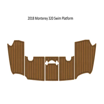 2018 Monterey 320 Peldēt Platfrom Solis Pad Laivu EVA Putu Mākslīgās Tīkkoka Klāja Grīdas Paklājs