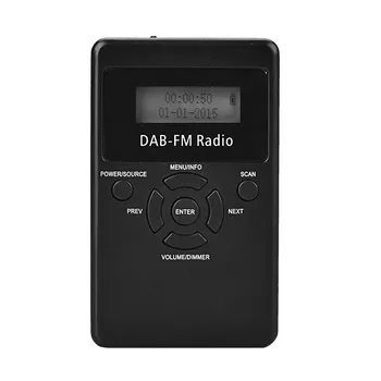 Mini Radio Digitālās Portatīvie DAB Radio Mini Radio Digitālā DAB + FM