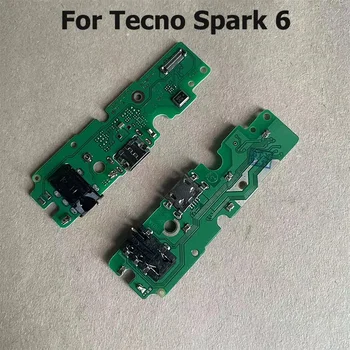 Par Tecno Dzirksteles 6 USB Uzlādes Doks Ostā Ligzda Jack Plug Connector PCB Maksas Valdes Flex Kabelis