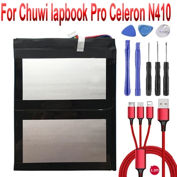 7.6 V Chuwi lapbook Pro Celeron N410 Tablet PC Li-Polymer Polimēru Uzlādējams Akumulators Pack 5600mAh