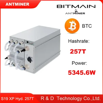 Jaunu Bitmain Antminer S19 XP Hyd 257T 5345.6 W Asic Bitcoin BTC/BCH/BSV SHA256 Miner Preorder