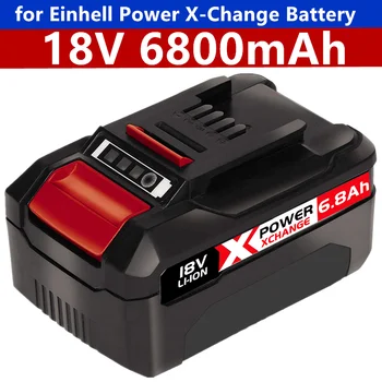 X-Change 6800mAh Nomaiņa Einhell Enerģijas X-Nomainiet Akumulatoru Saderīgs ar Visiem 18V Einhell Instrumentu Baterijas ar Led Displeju