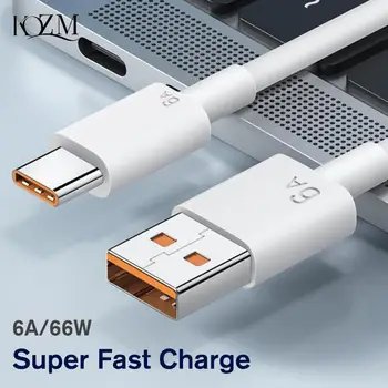 7.A 100W Type C Super-Ātrās Uzlādes Kabelis USB Ātri Charing Datu Kabeli, lai Huawei mate40Pro nova9