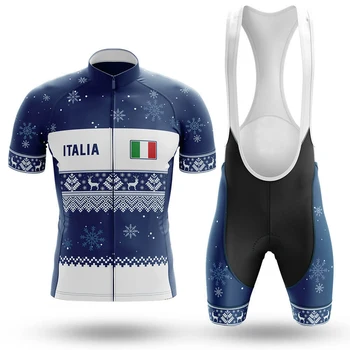 Retro Itālija Zilo Vīriešu Vasaras Velo Džersija Komplekts MTB Velosipēdu Ceļu, Eco-Friendly Īsām Piedurknēm Valkā, Velosipēdu Apģērbs, Tērps