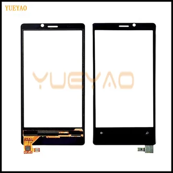 N920 touch ekrāns Nokia Lumia 920 N920 Skārienjūtīgais Sensors Digitizer Stikla Priekšējā Paneļa nomaiņa NĒ LCD Displejs melns
