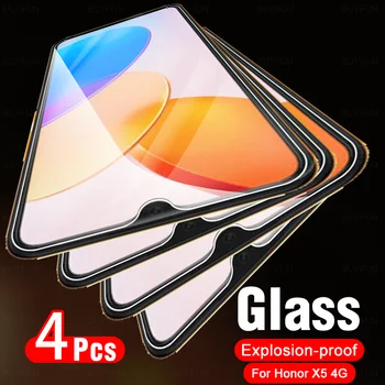 Sprādziendrošas Stikla Godu X5 4G 4gab Ekrāna Aizsargs, Rūdīts Stikls Honer Honar Xonor X 5 5X HonorX5 6.5