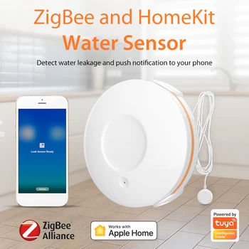 Ūdens Sensors Zigbee 3.0 Bezvadu Plūdu Noplūdes Detektoru trauksmes Signalizācijas Sistēmas un gudrās Mājas 