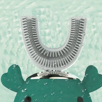 U-Veida Silikona Automātiskā Ultraskaņas zobu Suka Suka Elektriskā zobu Suka Bērniem 5 Modeļi Ūdensdrošs IPX7