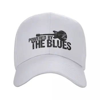 Powered By The Blues - Ģitāra Beisbola cepure vasaras cepures Sieviešu Klp Vīriešu