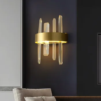 K9 Crystal LED Sienas Lampas Guļamistaba Gultas Nakts Gaismu Koridorā, Eju viesistaba, Virtuve, Mājas Iekštelpu Apdare Aprīkojums