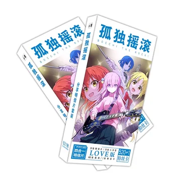 521 Gab./Komplekts Anime Bocchi Rock Liela Pastkaršu Mēs Ikuyo, Yamada Tinamos Tabakas Izstrādājumus Karikatūra Attēlu Apsveikuma Ziņojumu Kartes Cosplay Dāvanas