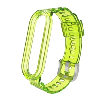 Mīksta Siksniņa, Ūdensizturīgs Aproce Izturīgs Saderīgu Mi Joslā 8 Smartwatch Modes Band Jostas Anti-scratch Aproce