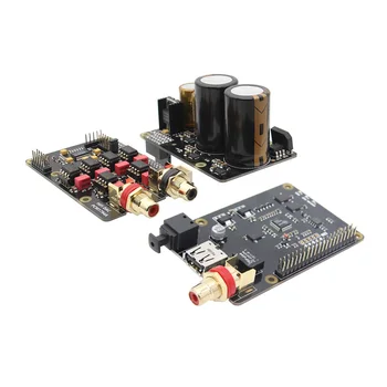 Aveņu Pi Komplekts X10 Hifi Audio Kit-B X10 APK Expansion Board + X10-PWR Power supply Board + X10-I2S Valdes Aveņu Pi 3 B