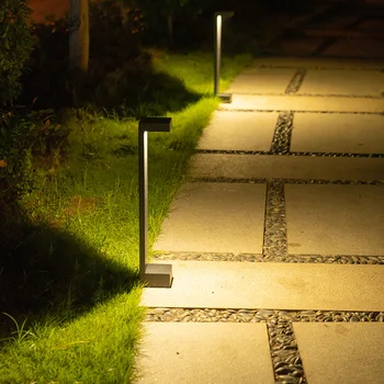Moderna Āra Ūdensizturīgs LED Zālienu Lampas Pagalma Lampas Villa Garden Zāles Lampas Kopienas Park Road, Apgaismojums, Ainavu Lampas