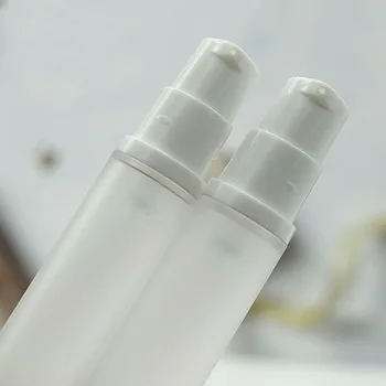 15ml matēta sūknis losjons pudele balta maska high-end kosmētikas komplekts sub-iepakojuma pudeles