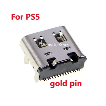 30pcs Par ps5 Micro usb lādētāja ligzdas Tips-C Lādētāja Ligzda savienotājs PlayStation 5 Bezvadu kontrolieris