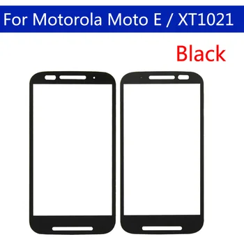 Par Motorola Moto E / XT1021 Touch Ekrāns Priekšējā Paneļa Stikla Lēcu, LCD Displejs Priekšējā Stikla