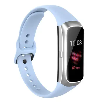 Jaunākās Silikona Sporta Skatīties Joslas Siksniņa Rokas Joslā Siksnu Samsung Galaxy Fit SM-R370 Smart Rokassprādze Pulksteņu Piederumi Siksniņas