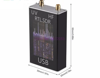 5gab Radio Uztvērējs 100KHz-1.7 GHz pilnu Joslu UV HF RTL-SDR USB Uztvērējs RTLSDR USB dongle ar RTL2832u R820t2 RTL SDR Uztvērēju