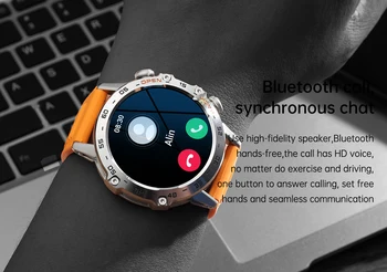 Bluetooth Zvanu Skaidri Smart Watch1.39inch Sākotnējā Fitnesa Tracker Sirdi Līmenis Asinīs, Skābekļa Monitors 400mah Militāro Smartwatch
