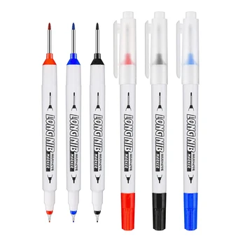 Balts Ilgi Galva Marķieri Metāla Veidnes Fine Tip 20mm Pildspalvu Izmantot Nerūsējošā Tērauda, Rakstot Punkts ir 0,7-1mm Melna Sarkana Zila Zaļa Tinte