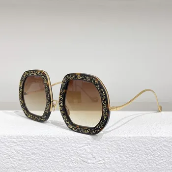 2022 Luksusa Zīmolu Izstrādātas Uzstādīt auger Sieviešu Augstas Kvalitātes Pārspīlēti Modes Stila Cietā Saulesbrilles Sveķu Rāmis Pieaugušo un kaste