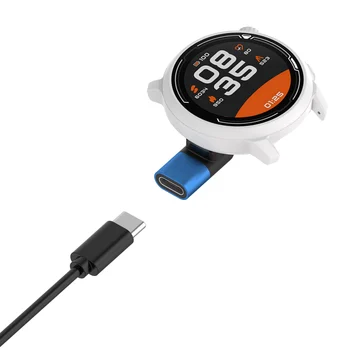 Smartwatch Uzlādes Kabelis Converter USB C Tipa Adapteris Pārveidotājs Coros Pace2 Apex Apex Pro Vertix Vertix 2 Melns