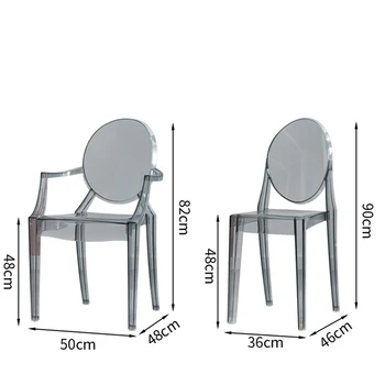 Terases Ziemeļvalstu Krēslu Nagu Vannas Dizainers caurspīdīgas Plastmasas postmodernisma gaida Krēsla Stāva Āra balkona Mājas Mēbeles