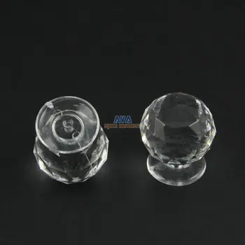 50 Gabalu Skaidrs, Akrila Plastmasas Rokturi organiskā stikla Rokturi Mazo 18x21mm