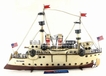 Kaltas Dzelzs Kuģa Modelis Cruiser-Naudas Sodu Izdevums Amatniecības Kolekcija