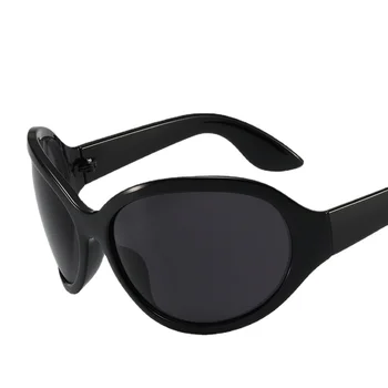 Jaunais Steampunk Lielgabarīta Saulesbrilles Sieviešu Tendences Punk Y2k Saules Brilles Vīriešiem Luksusa Zīmola Dizaineru Brilles UV400 Oculos De Sol