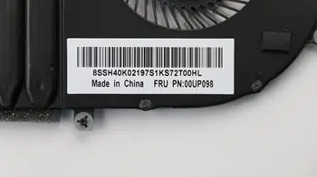 Jaunas Oriģinālas Lenovo Thinkpad E560 Neatkarīga Grafikas CPU Heatsink With Fan FRU:00UP098 00UP099 00UP097