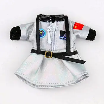 Modes Astronautu Apģērbs 1/11 ob11 Lelles Balts Jumpsuit Par 1/12 Bjd Lelles Gadījuma Valkāt Drēbes, Aksesuāri, Rotaļlietas, Dāvanu