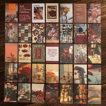 50gab / Retro eļļas glezna dekorācijas apdares materiālu, grāmatu, literatūras un mākslas rokasgrāmata dienasgrāmata INS pamata fona materiālus kataloga