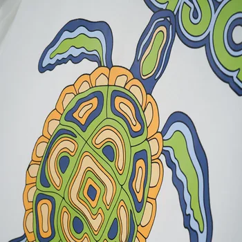 Liels Bruņurupucis Drukāt KASABLANKA T Krekls Vasaras Vīrieši Sievietes Augstas Kvalitātes Hawaii Tenisa Klubs, T Krekls, t-veida, Top Gadījuma