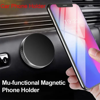 Magnētiskā Auto Telefona Turētāju Stāv Auto par IPhone 12 11 XR Pro mini Huawei Magnēts Mount Šūnu Mobilo Sienas Naktsskapītis GPS Atbalsts