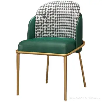 Ziemeļvalstu ins atpūtas mājas ēdamistabas krēsls gaismas luksusa skaistumu, galda, krēsla atzveltne grims nagu mērci krēsls