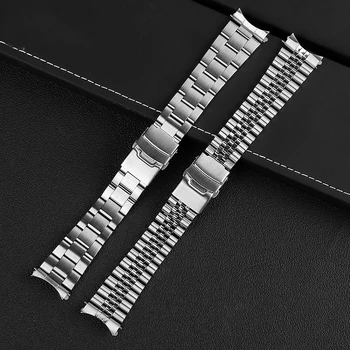 Loka mute smalku tērauda skatīties jostu CASIO zobenzivs tērauda siksniņa MDV-106 107 watchband 2784 nerūsējošā tērauda vīriešu 22mm aproce