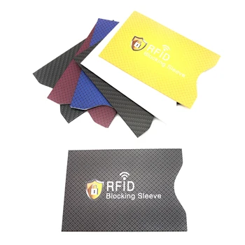 5gab Anti Skenēšanas Kartes Turētāju RFID Pretbloķēšanas Kredītu Bankas Karti Sleeve Lock Identitāti seguma Maku Maku Vīrieši Sievietes