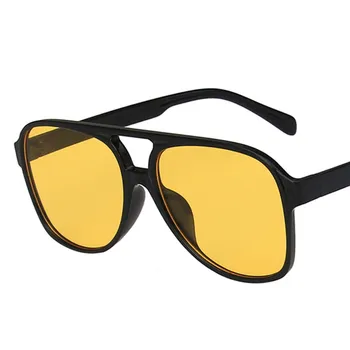 Vintage Lielgabarīta Saulesbrilles Sieviešu Lielo Rāmi, Saules Brilles Sieviešu Kvadrātveida Stikla Ins Stila Konfektes Krāsu Velo Brilles Oculos De Sol