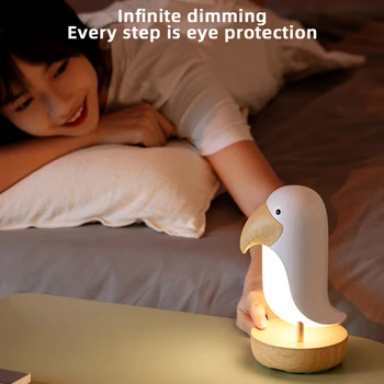 Cute Putni Gultas Lampa, Uzlādējams Zemu Enerģijas Patēriņu Par Dzīves Telpu Dekorēšana