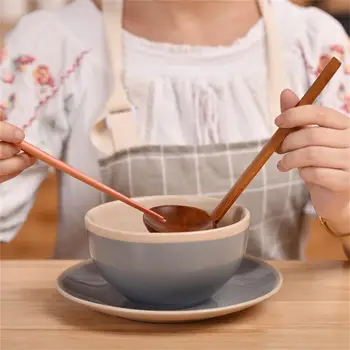 Noderīga Hot Pot Karoti Anti-applaucējums Multi-funkcionālo Koka Ajisen Ramen Hot Pot Karoti Sietiņš