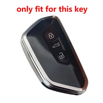 silikona atslēgu turētājs keychain gadījumā VW volkswagen Golf 8 Mk8 par seat leon mk4 par skoda a8 2020 2021 auto atslēgu fob vāciņu
